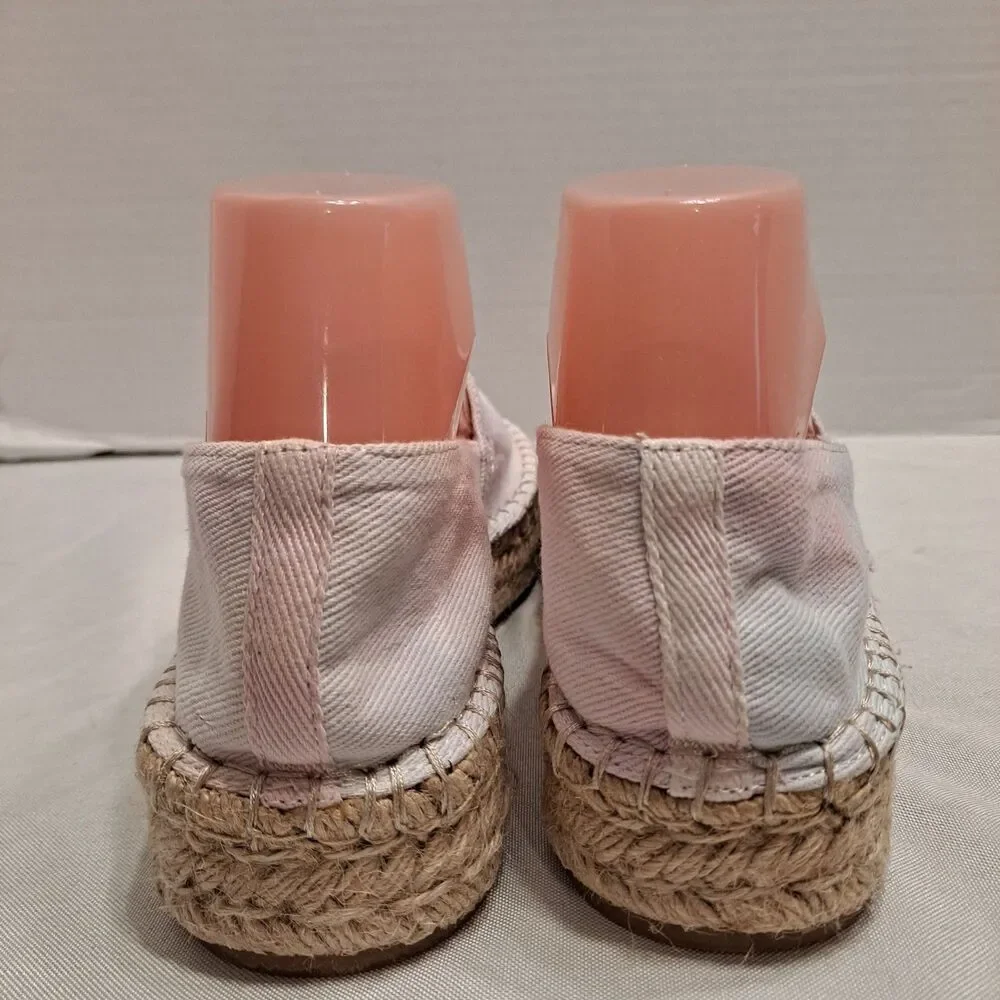 Splendid Womens Laney Espadrille Slip On Shoe Size 8.5 Pastel Tie Dye